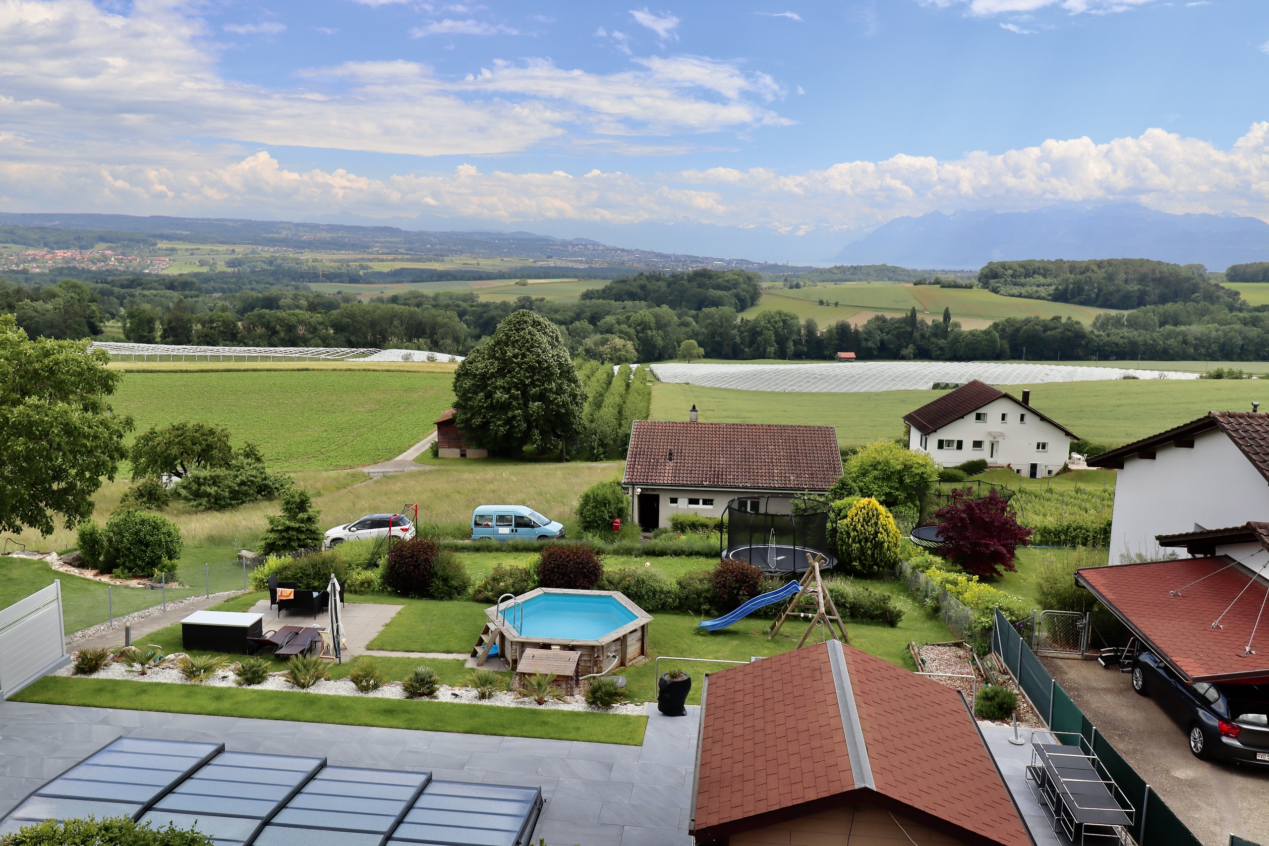 Vue depuis la terrasse