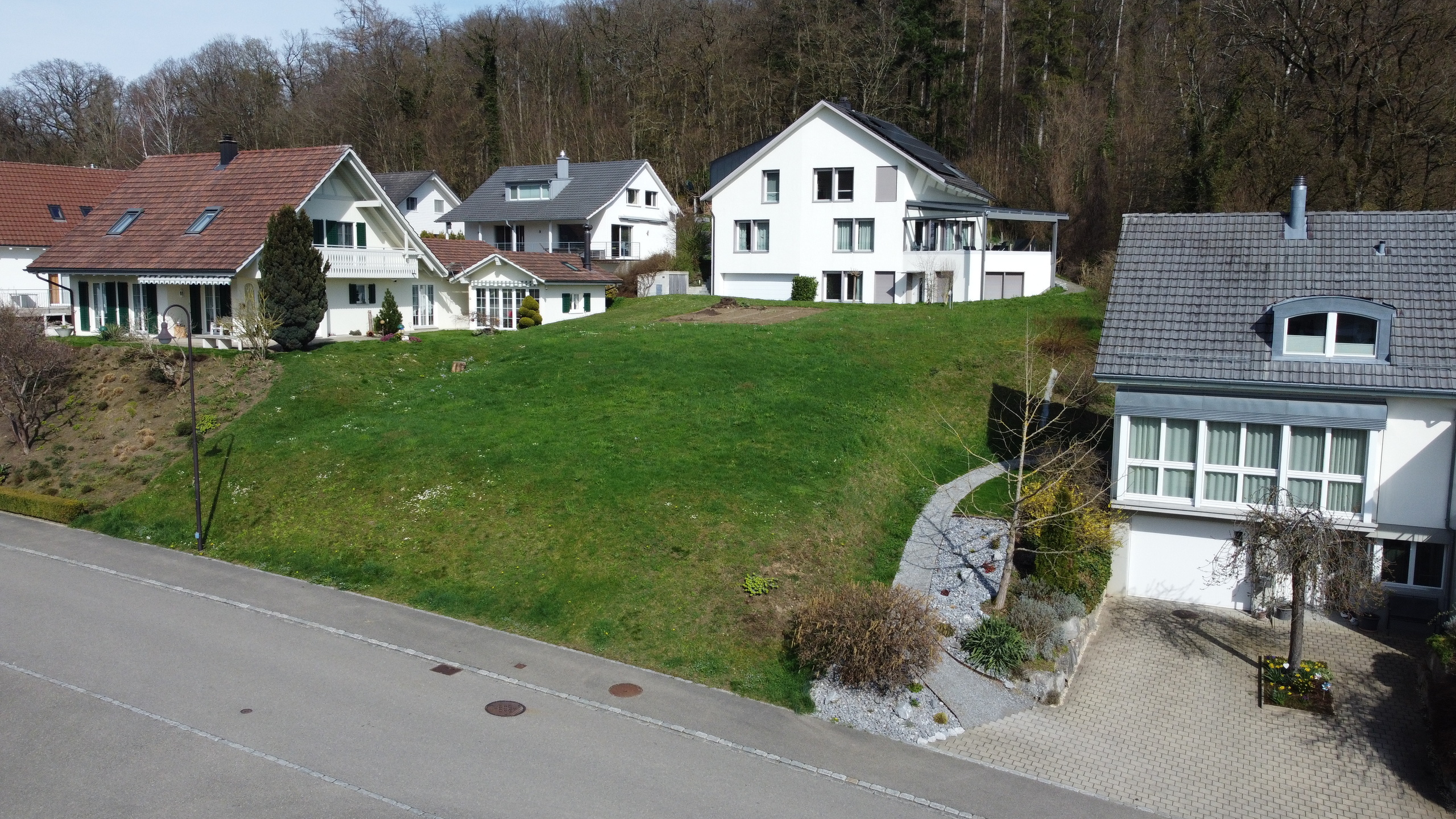 Grundstück mit Sicht in Richtung Nord-Ost