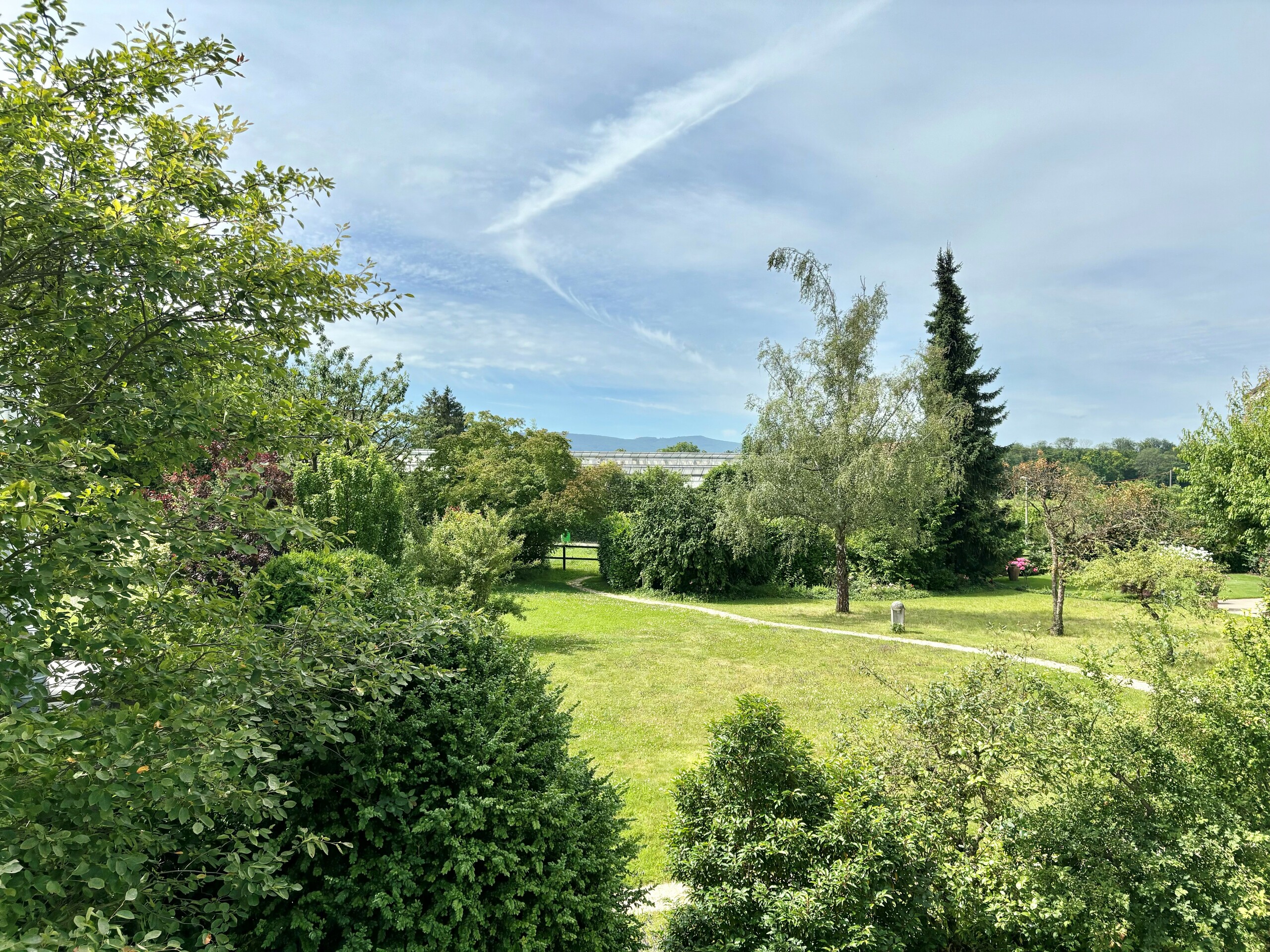 Aussicht vom Balkon