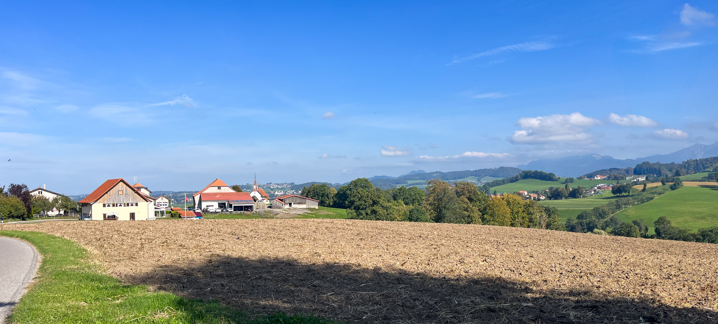 Projet immobilier à Essert le Mouret avec villas à vendre : le terrain.