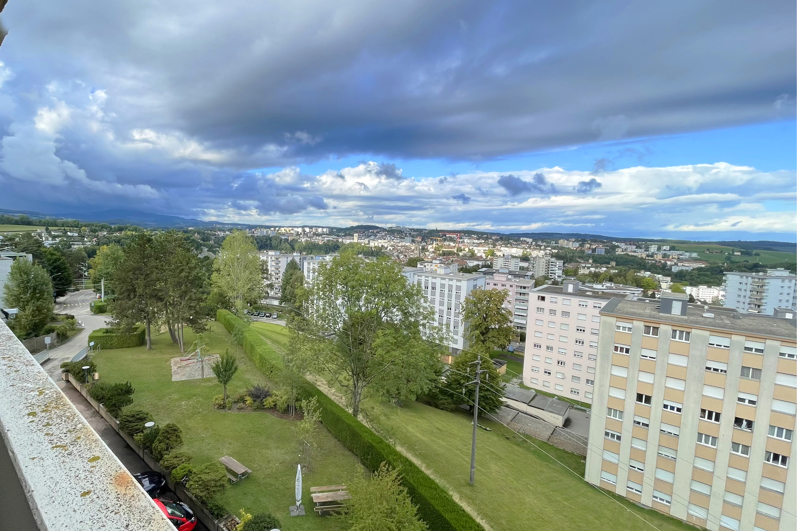 Vue depuis balcon