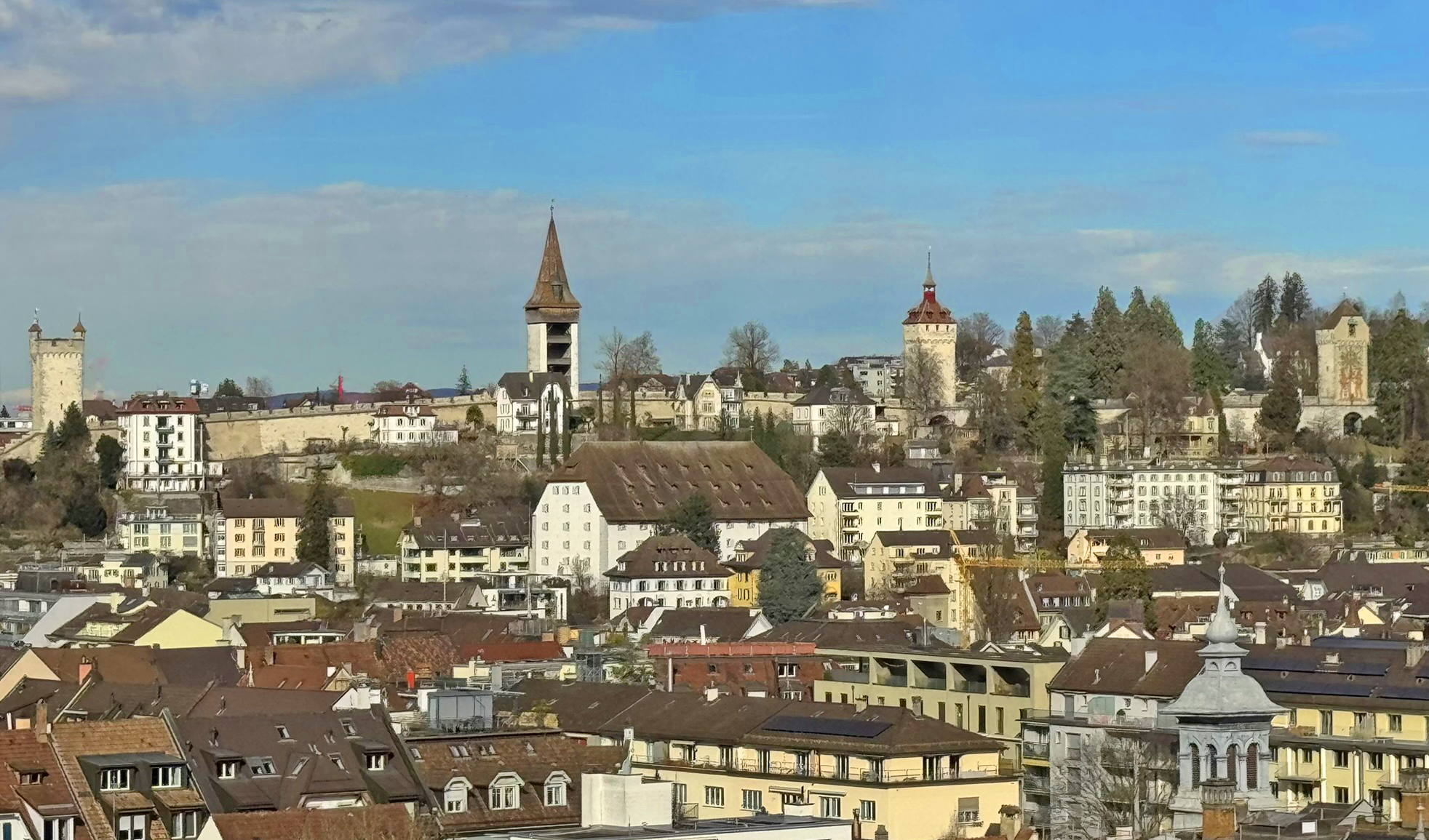 Aussicht Richtung Museggmauer