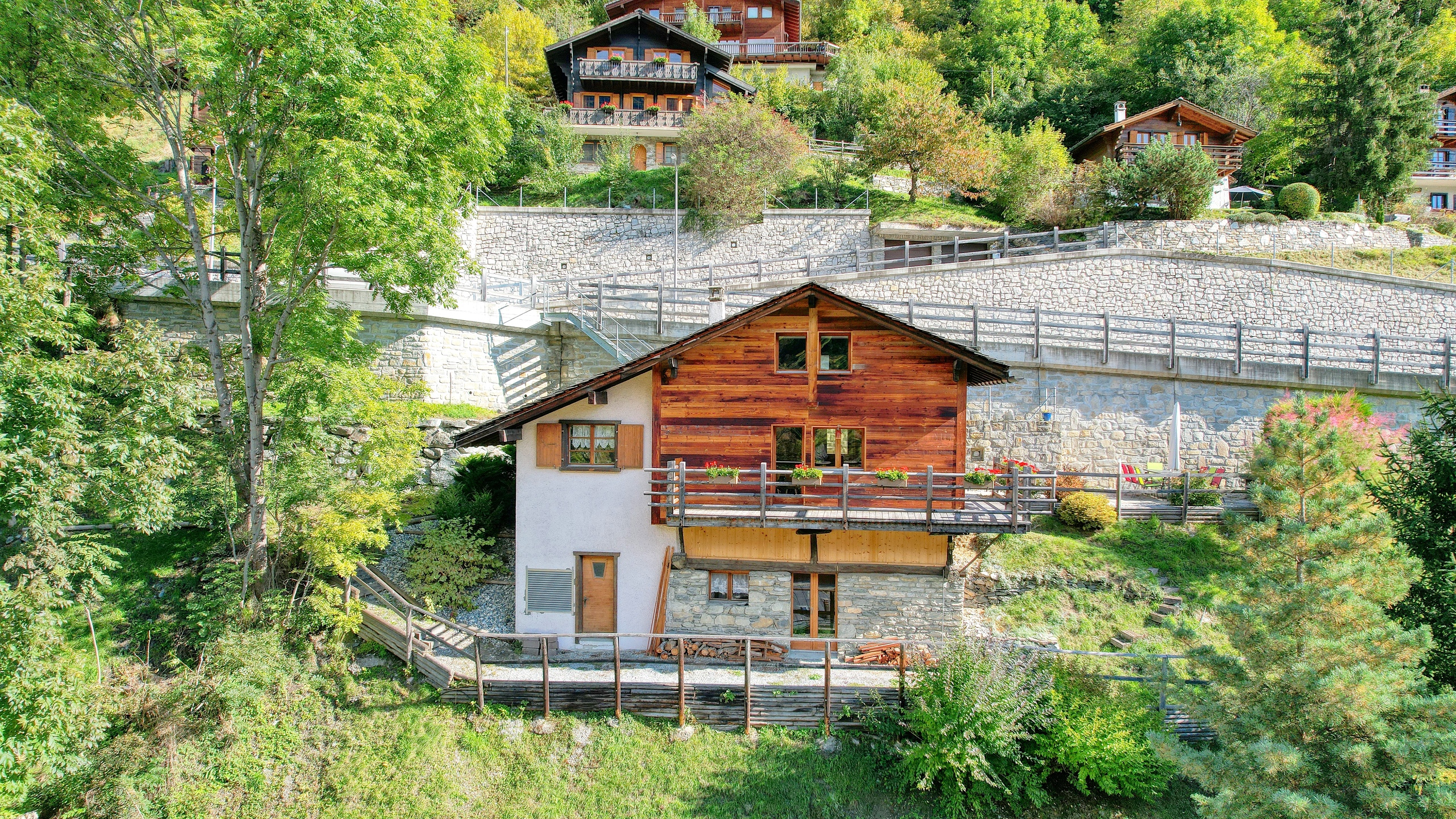 Chalet Vissoie - Gebäude