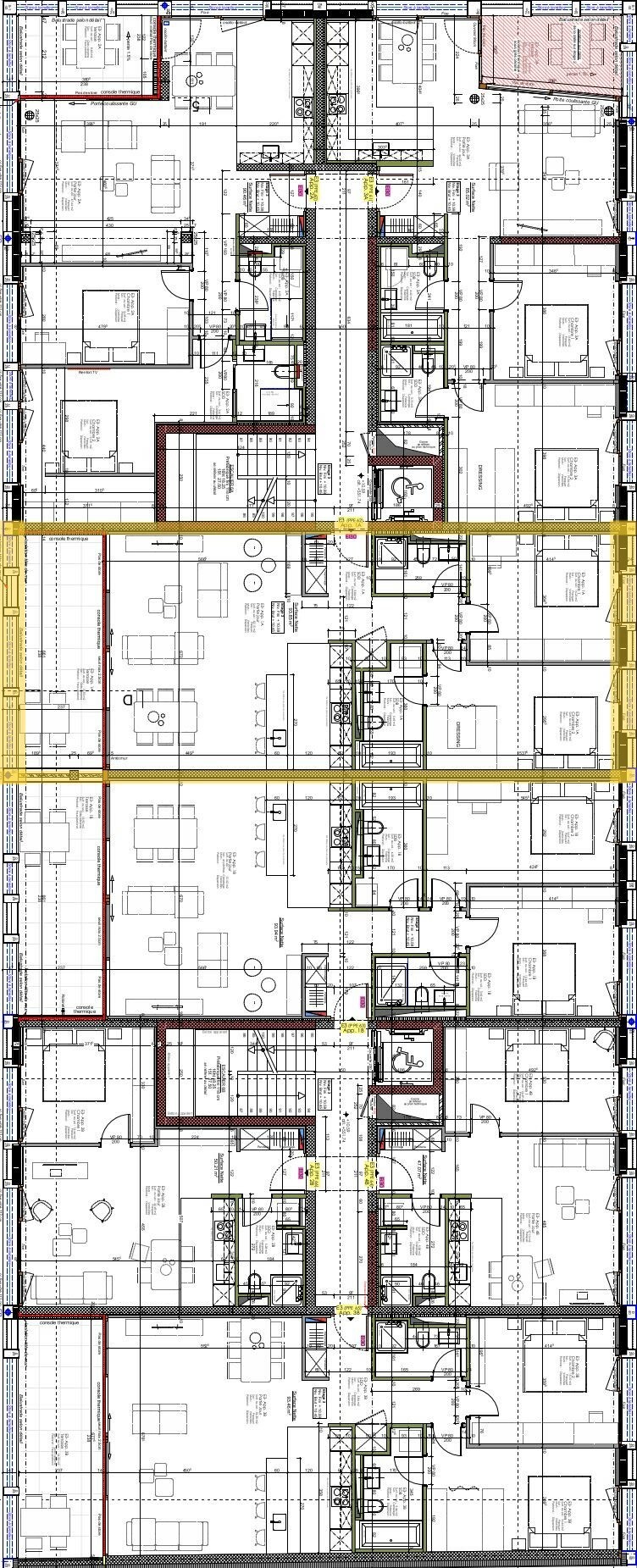 Situation de l'appartement au 3ème étage - SUD