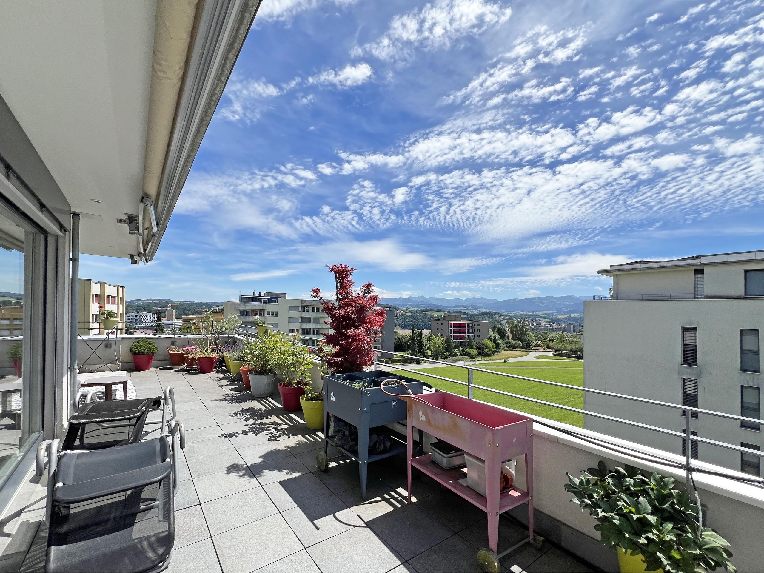 Terrasse et vue