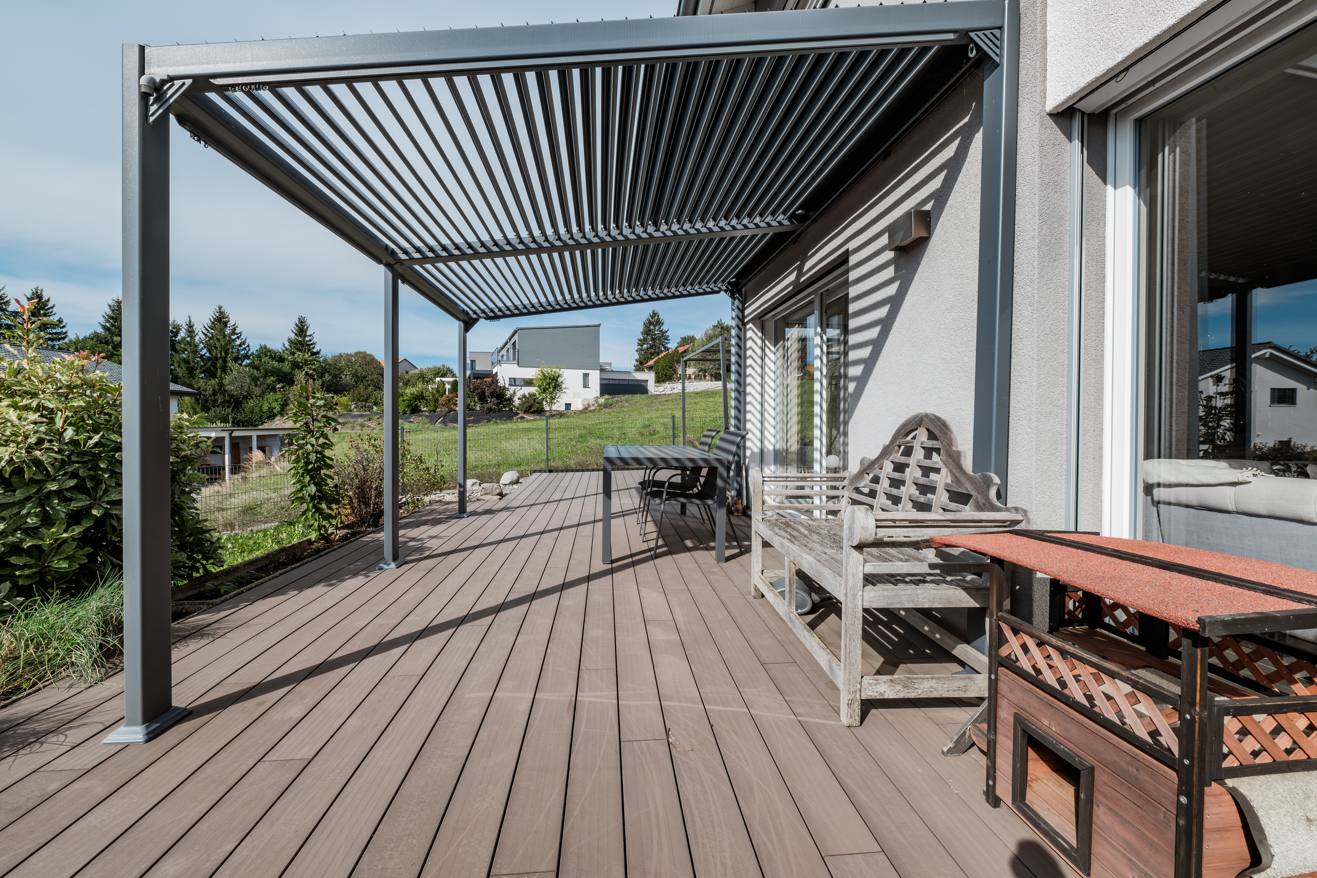 Terrasse avec pergola