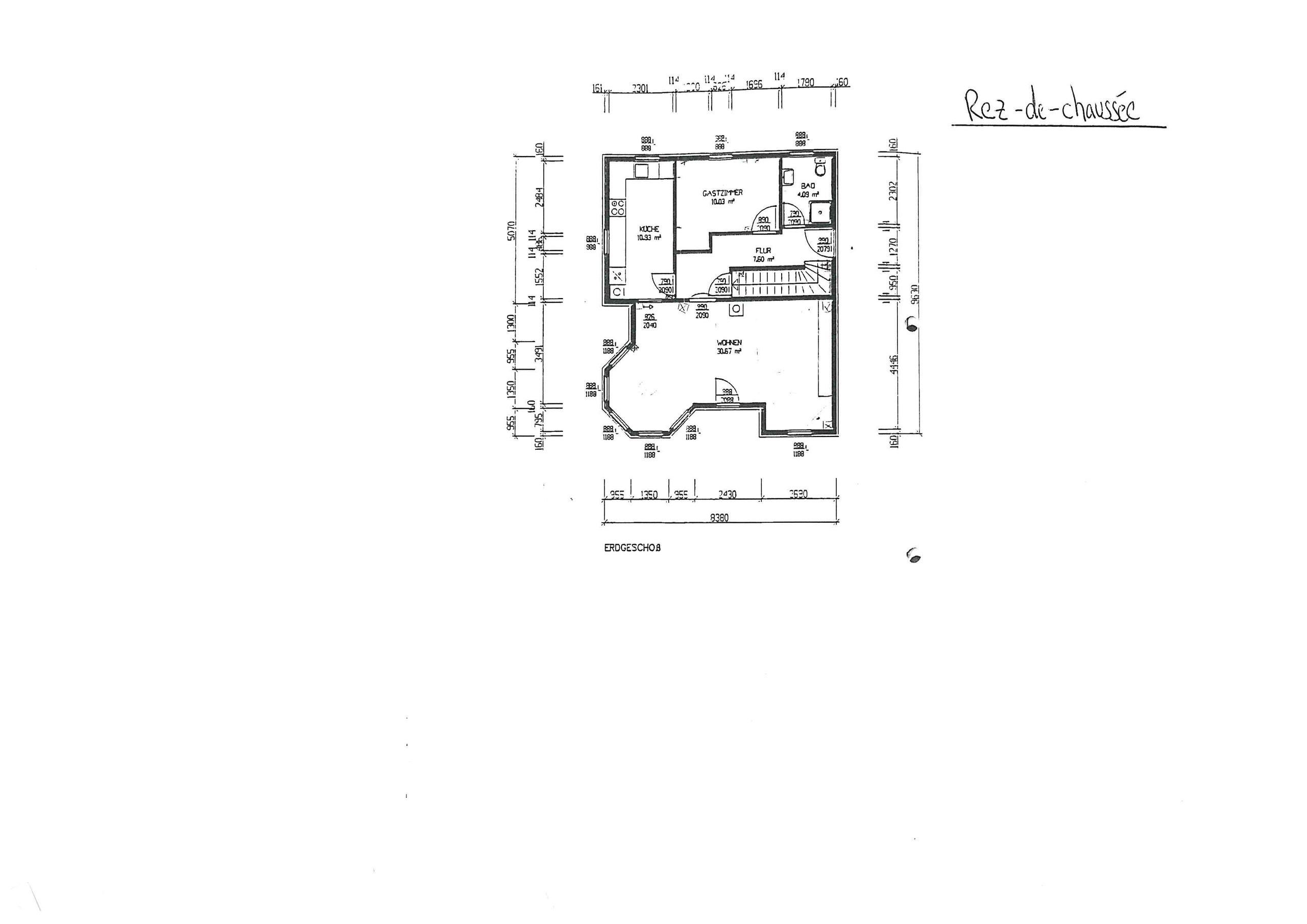 plan rez-de-chaussée