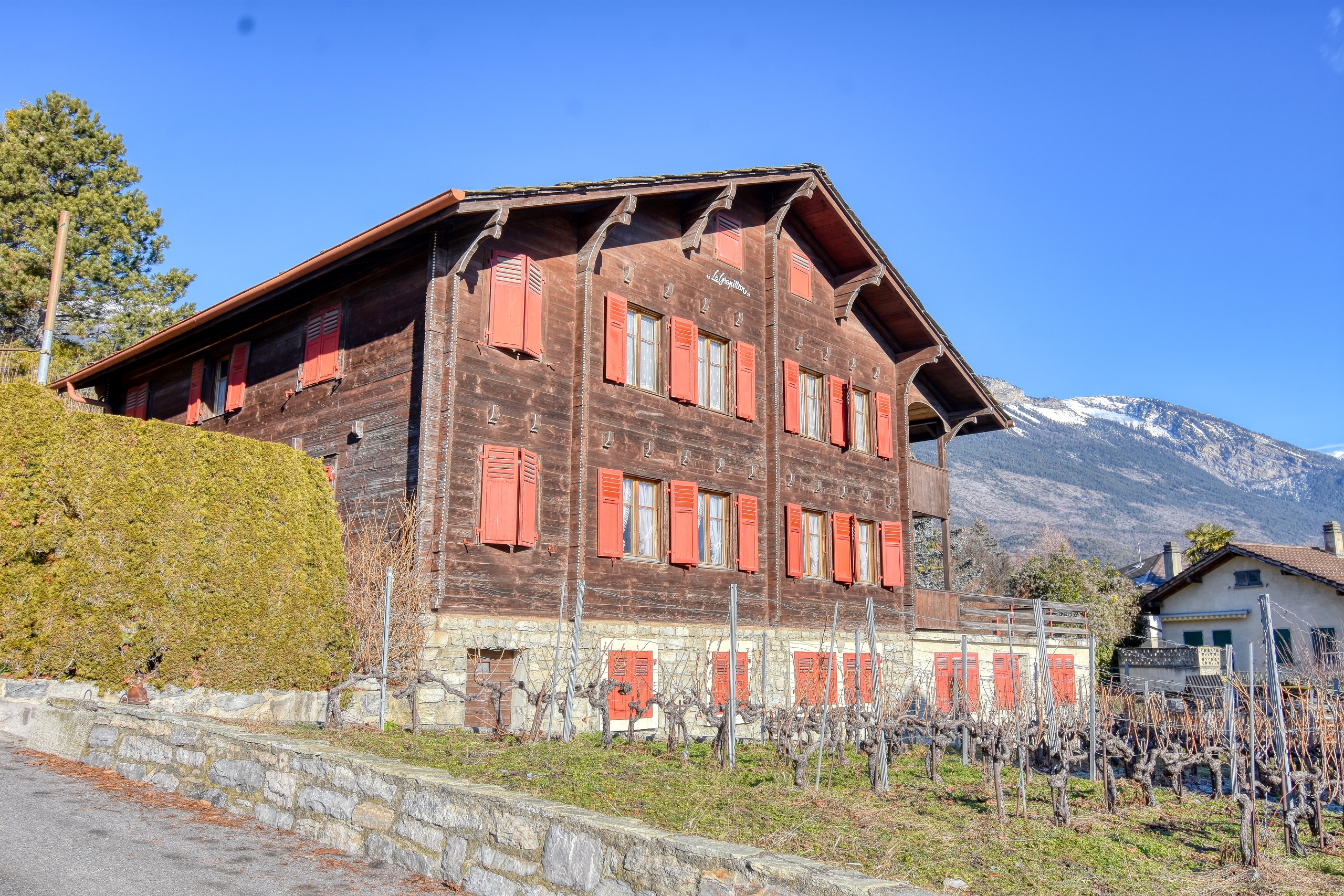 Chalet Veyras - Gebäude