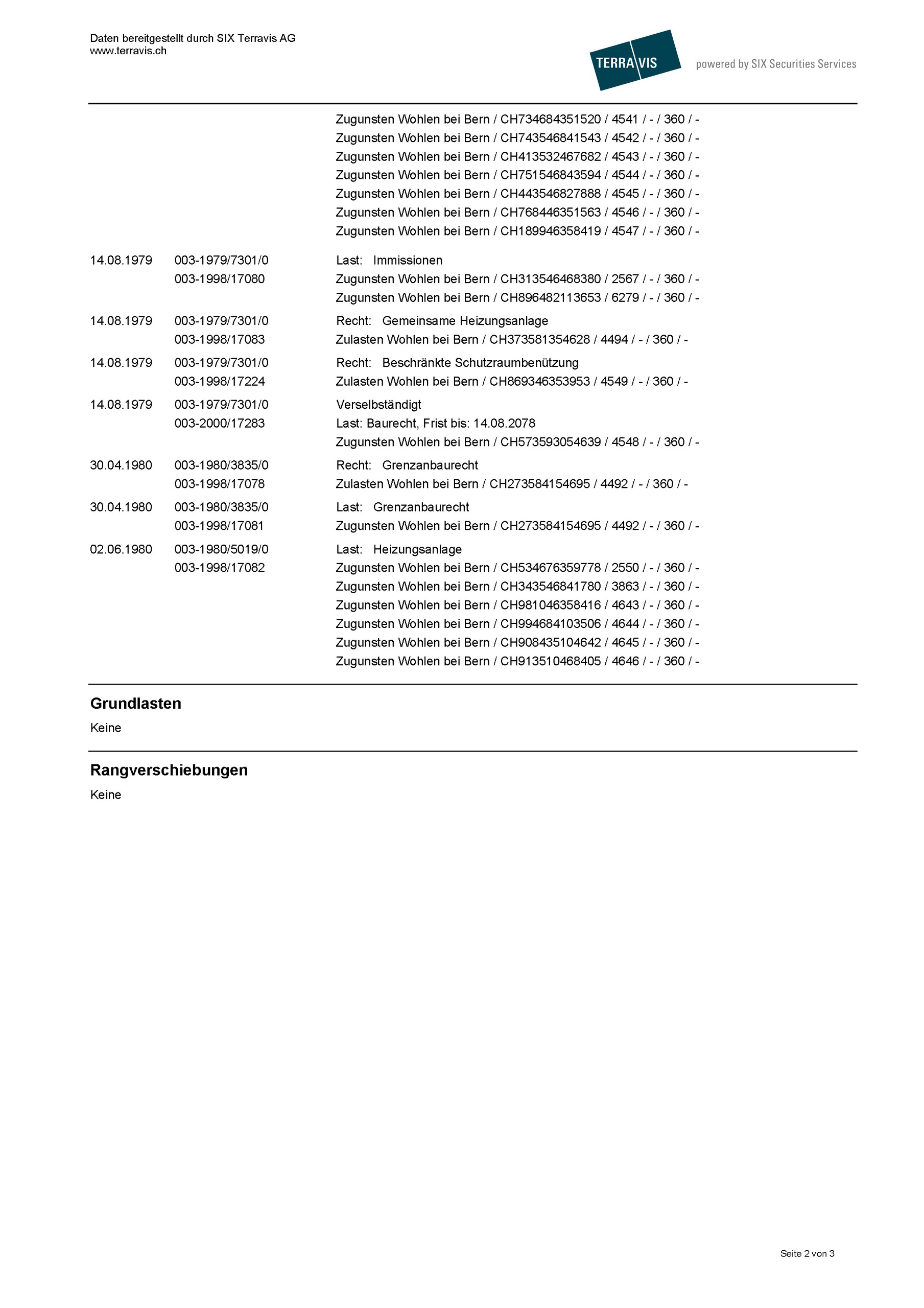 Grundbuchauszug Seite 2