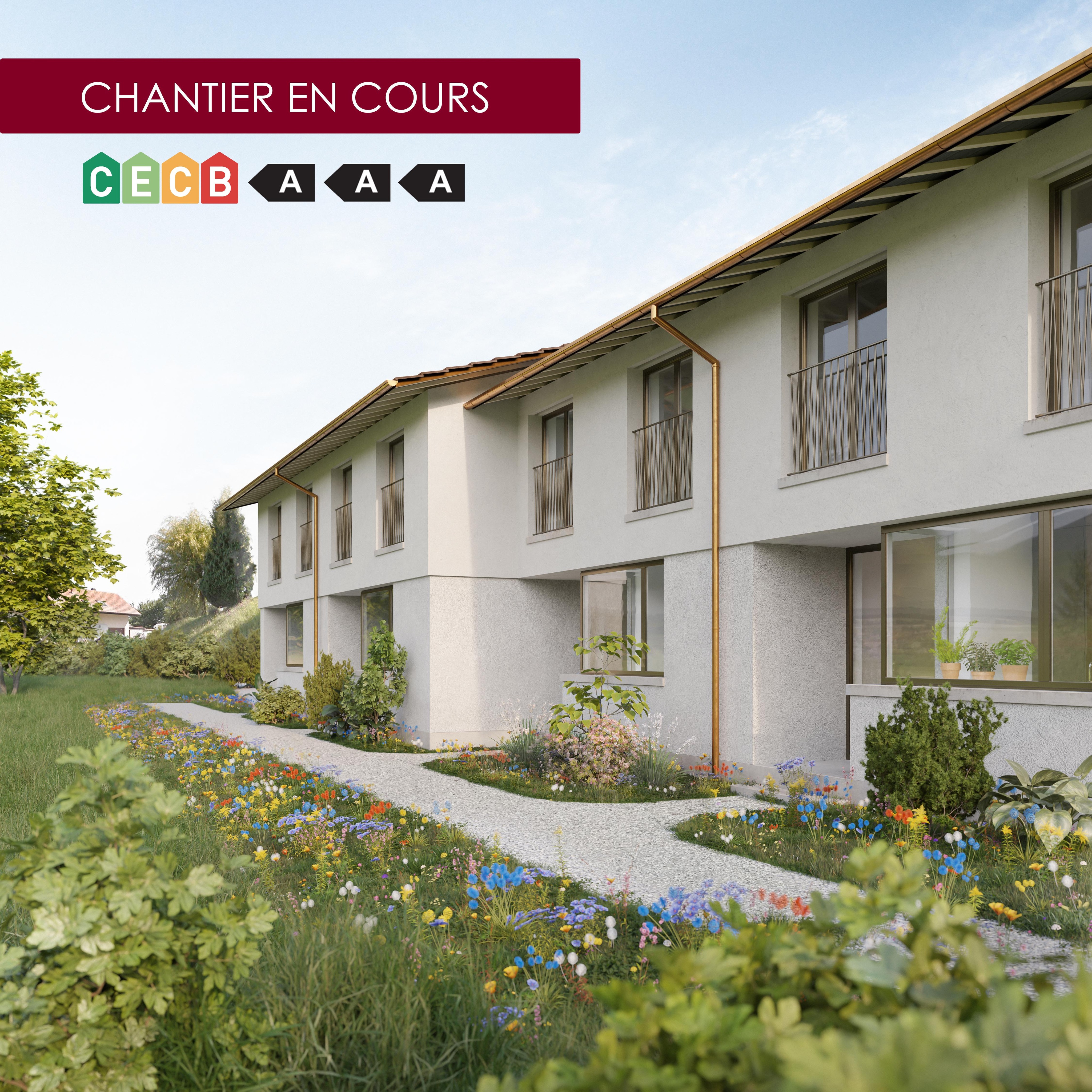 Villas individuelles groupées de 6 pièces à  Corminboeuf - Vente par CNC IMMOBILIER SA 026 422 32 32