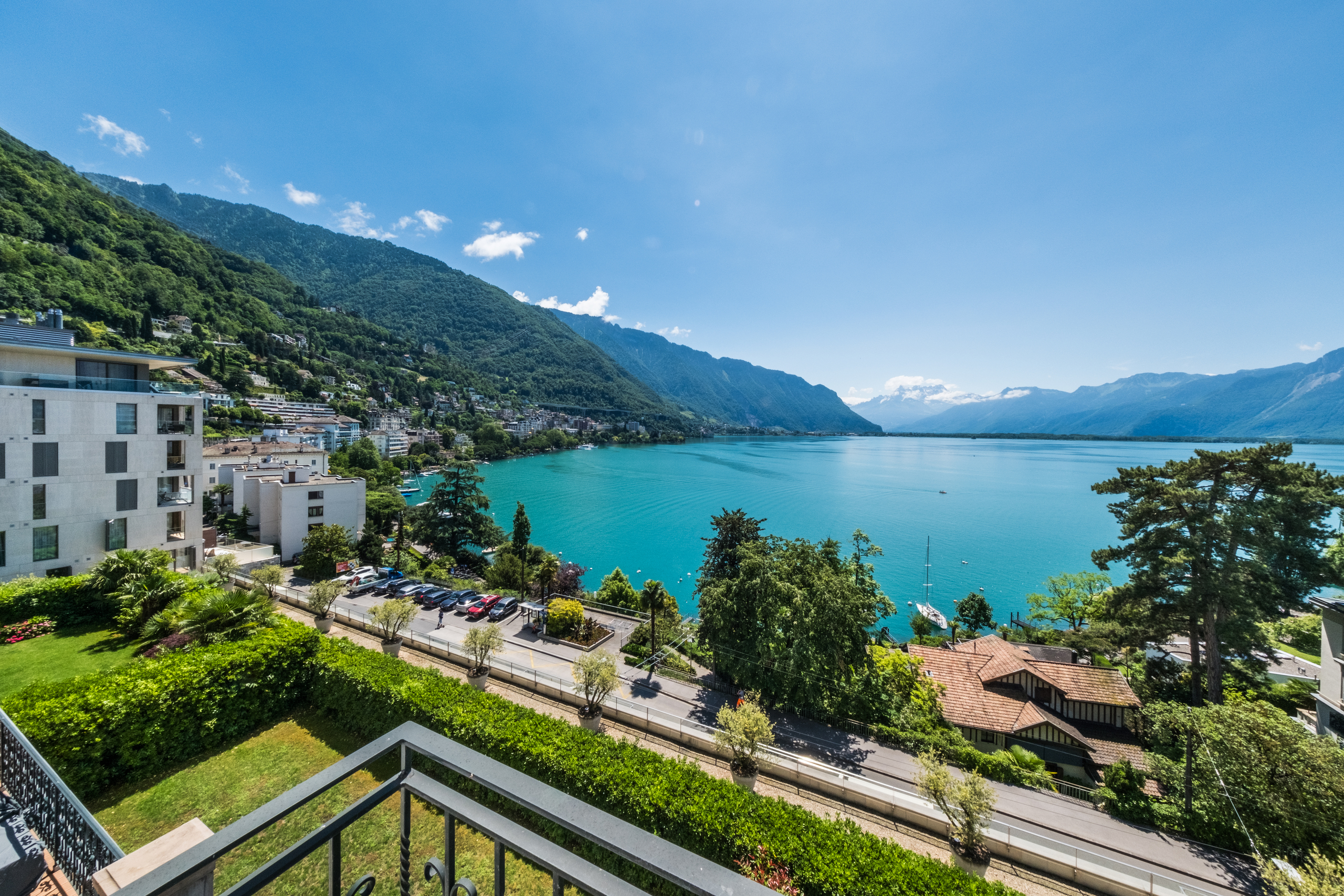 Vue lac- Château Chillon