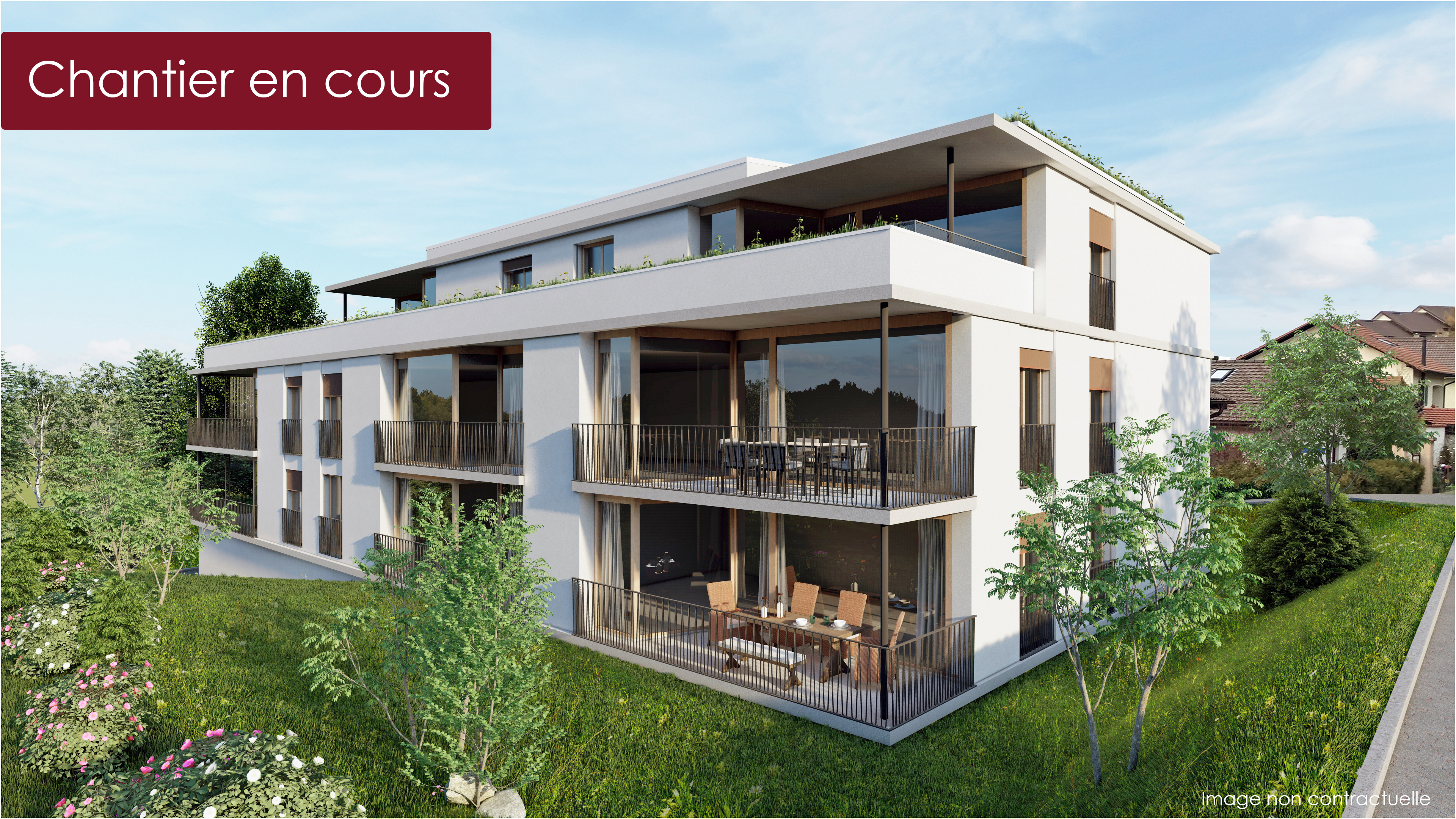 Immeuble sis à la Rte du Chamblioux 25 à  Granges-Paccot- Vente par CNC IMMOBILIER SA 026 422 32 32